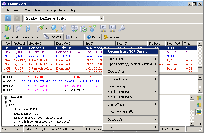 tamosoft commview for wifi